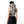 Load image into Gallery viewer, plant dyed cropped women sleeveless vest with high flared collar. Zippers along waist line. Hand cast snake claw front zipper pull.