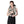 Load image into Gallery viewer, plant dyed cropped women sleeveless vest with high flared collar.  Zippers along waist line.  Hand cast snake claw front zipper pull.
