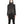 Load image into Gallery viewer, This image features the "nightingale jacket," a stylish andavant-garde black leather jacket designed by Jan Hilmer. The jacket is modeled by a woman, showcasing its fitted silhouette and asymmetrical zipper details.
