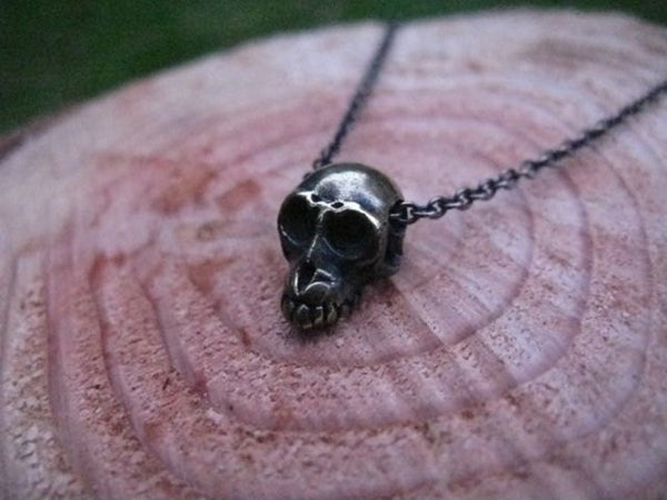 Brass Monkey Skull Pendant